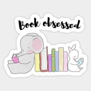 Book obsessed Sticker